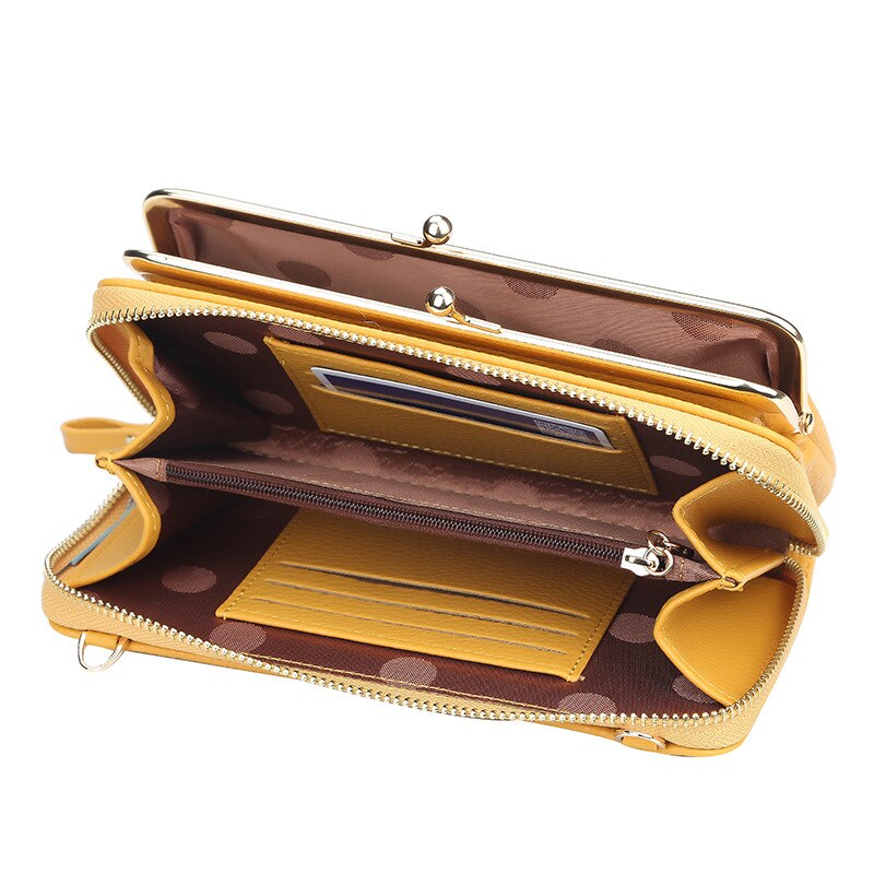 neue Frauen Schulter Taschen Pu Leder Weibliche Große Kapazität Handtaschen Telefon Geldbörse Karte Halfter Damen Umhängetaschen