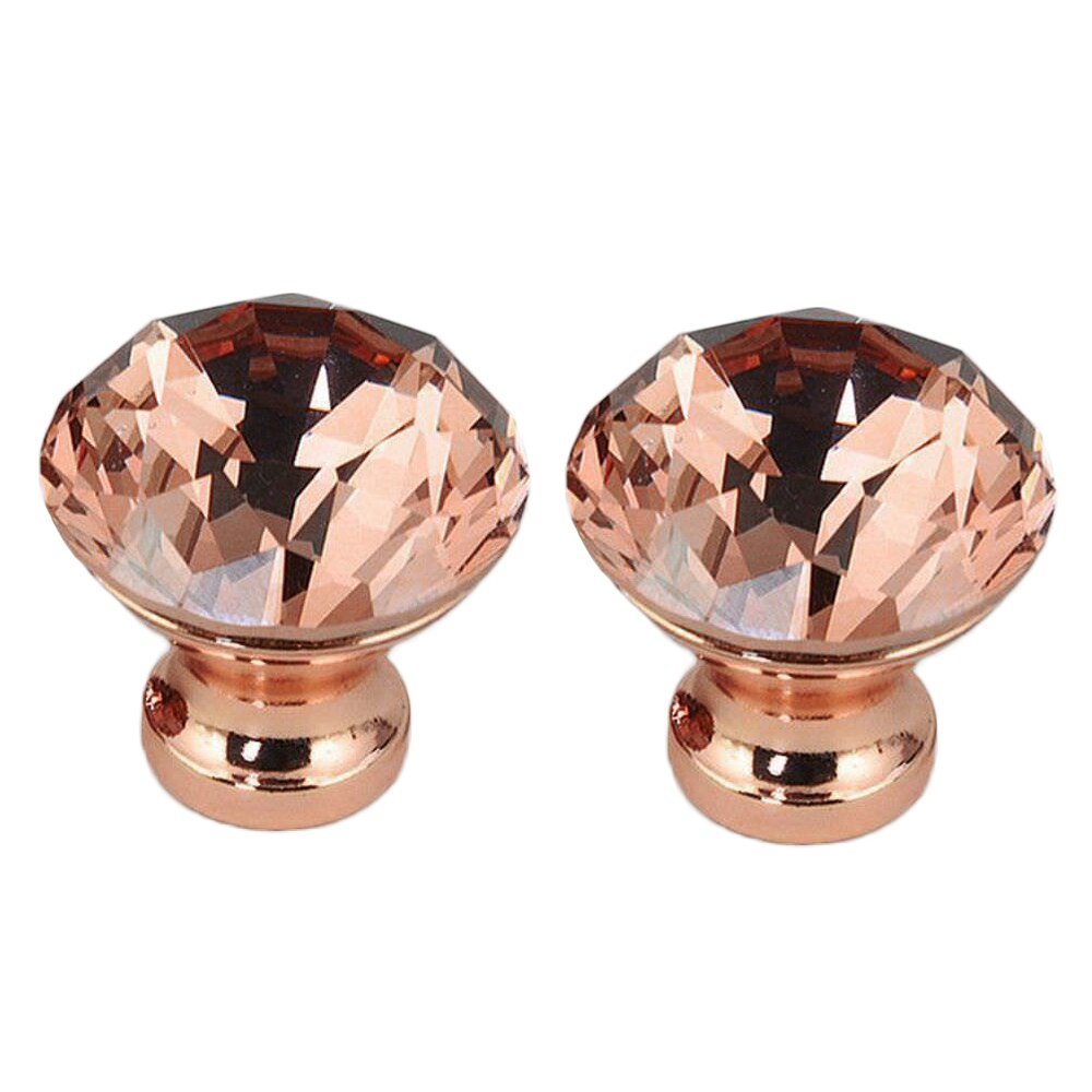 Pomos de cajón de puerta con manija de 30mm * 31mm 2 uds/4 Uds., armario de un solo agujero de oro rosa, herramienta de reemplazo para armario, pomos de puerta práctica para cajón