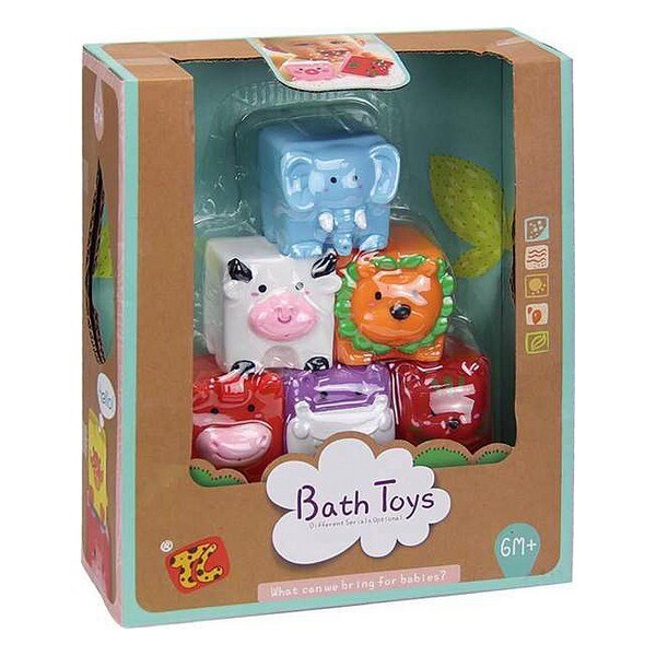 Blocs souples pour l'apprentissage des jouets de bain (6 pièces)