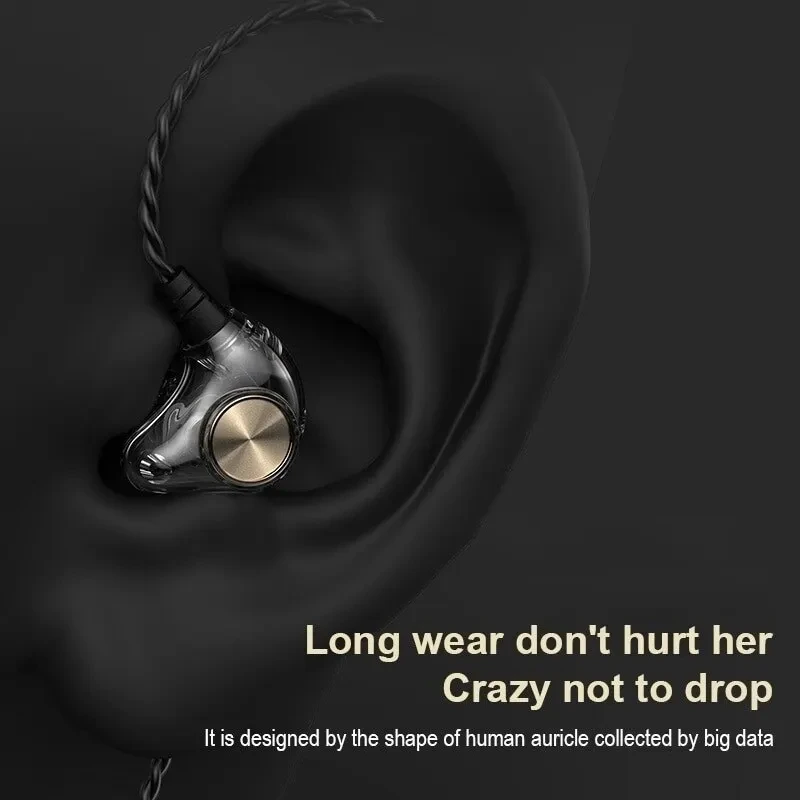 Android Handy DrivebyWire Headset Metall Heavy Bass Computer PC Headset InEar Sport Headset