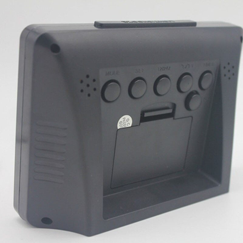 LED Digital Clock Alarm with Backlight Electronic Digital Table Clock with Temperature Calendar Snooze Function Desk Watch 6"