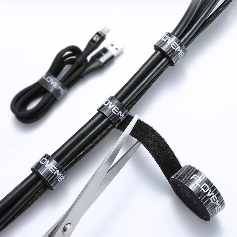 1 rol opwindclip muis multifunctioneel zwart usb kabelbeheer draadopwinder oortelefoon kabelhouder oplader beschermer