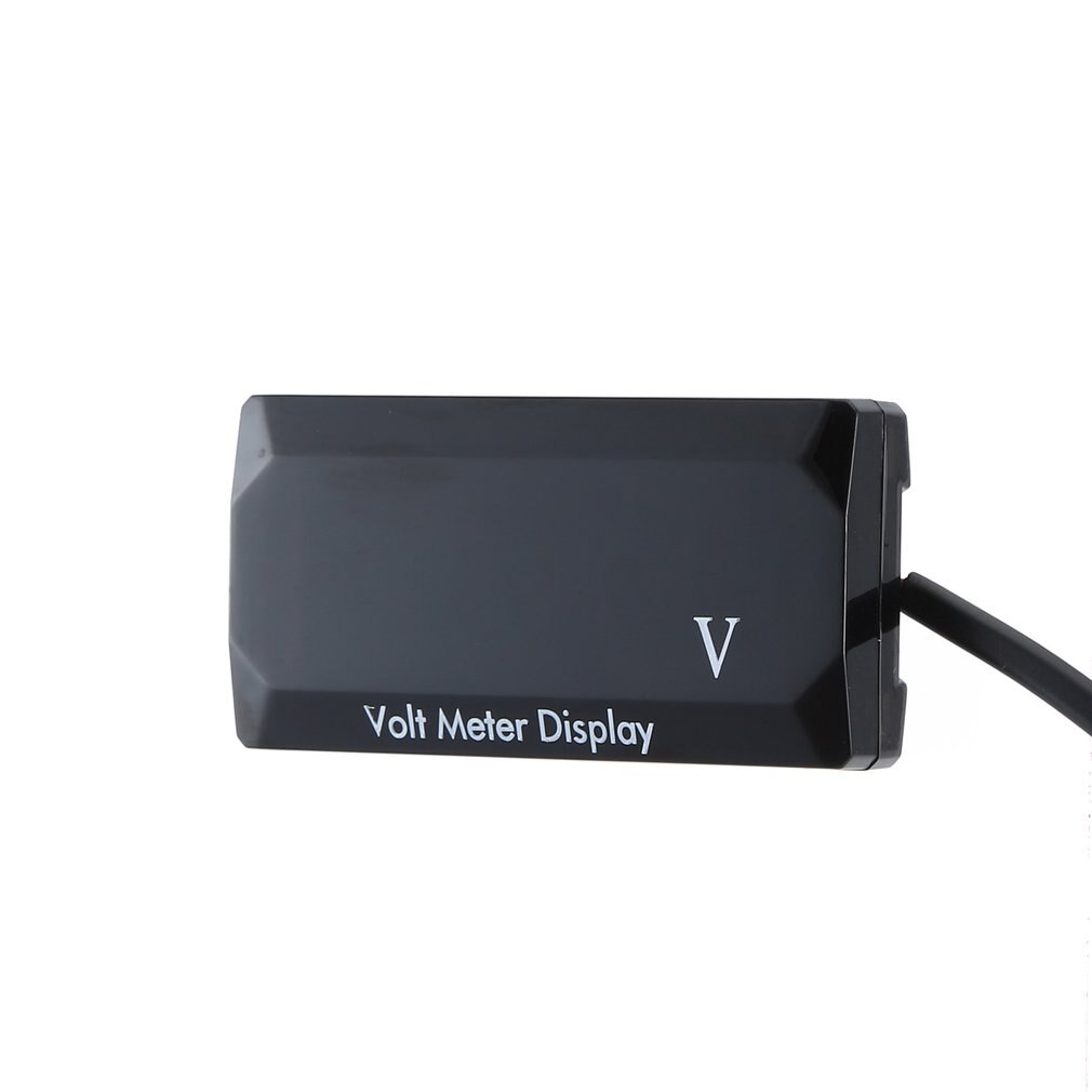 Mini Led Display Digitale Voltmeter Panel Volt Voltage Meter Tester Omgekeerde Verbinding Bescherming 12V Voor Auto Motorfiets: blue