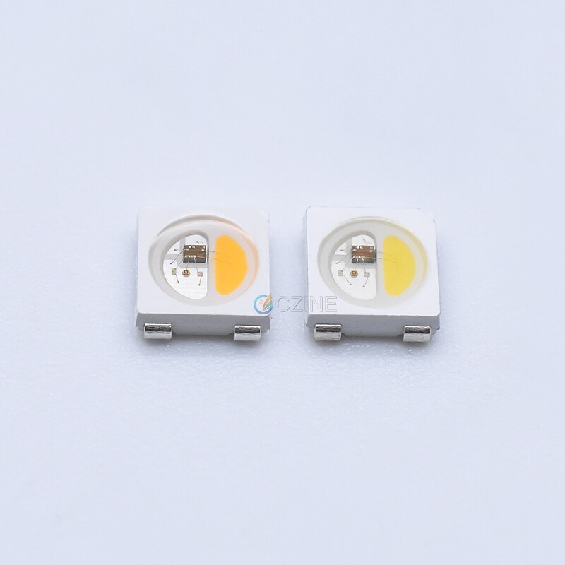 50 stk/pose smd 5050 rgbw  sk6812 ws2812b 4 pin emitting led deido