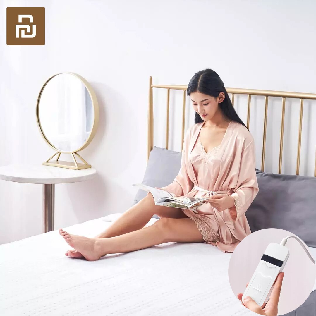 Xiaomi Xiaoda-manta eléctrica de 220V, colcha cálida de baja radiación, elimina ácaros, 3 engranajes, Control de temperatura, mantiene el calor en invierno