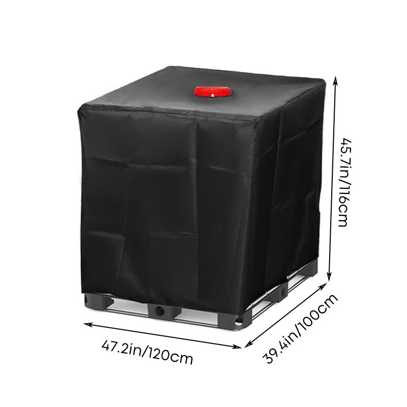 IBC Tote Cover Water Tank Protective Cover 1000L Outdoor Rain Barrel Water Tank Garden Rain Water Tank Container Tools