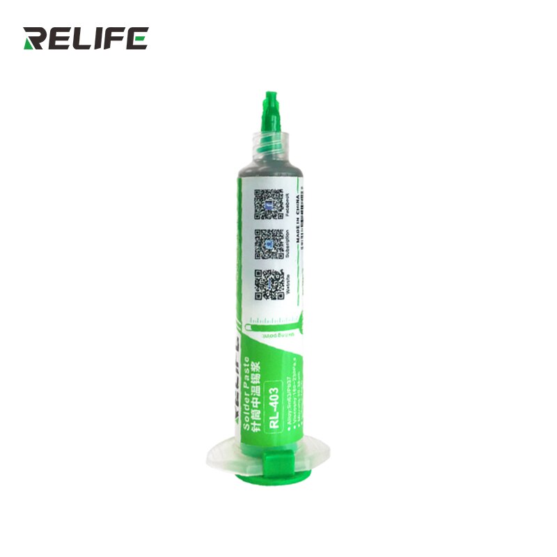 RELIFE RL-403 10CC Solder Paste Flux No-clean Soldering Paste Solder Tin For Soldering Iron: 1 PCS