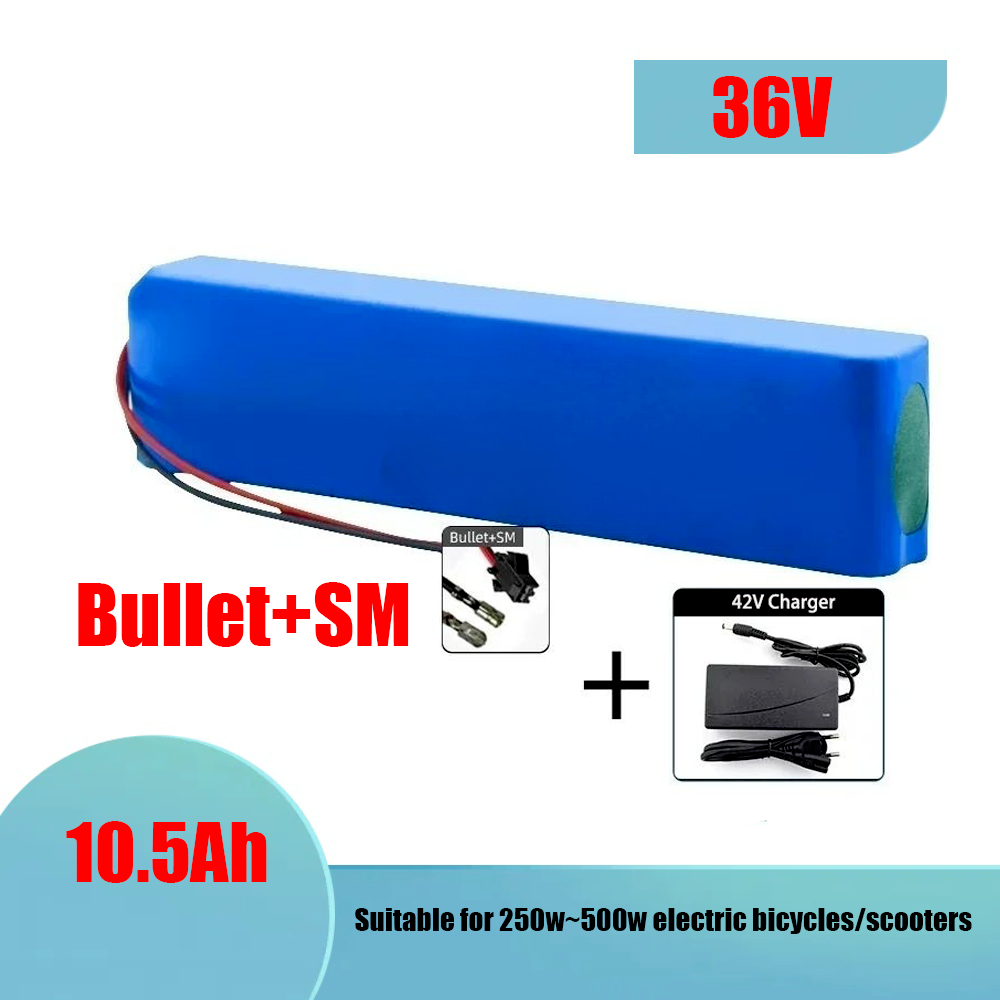 18650 36-V-Lithium-Ionen-Akku, 10s3p, 7,4 Ah, 10,5 Ah, 14 Ah, verkauft mit 42-V-2-A-Ladegerät baterias litio 36 V, geeignet für Roller: Orange