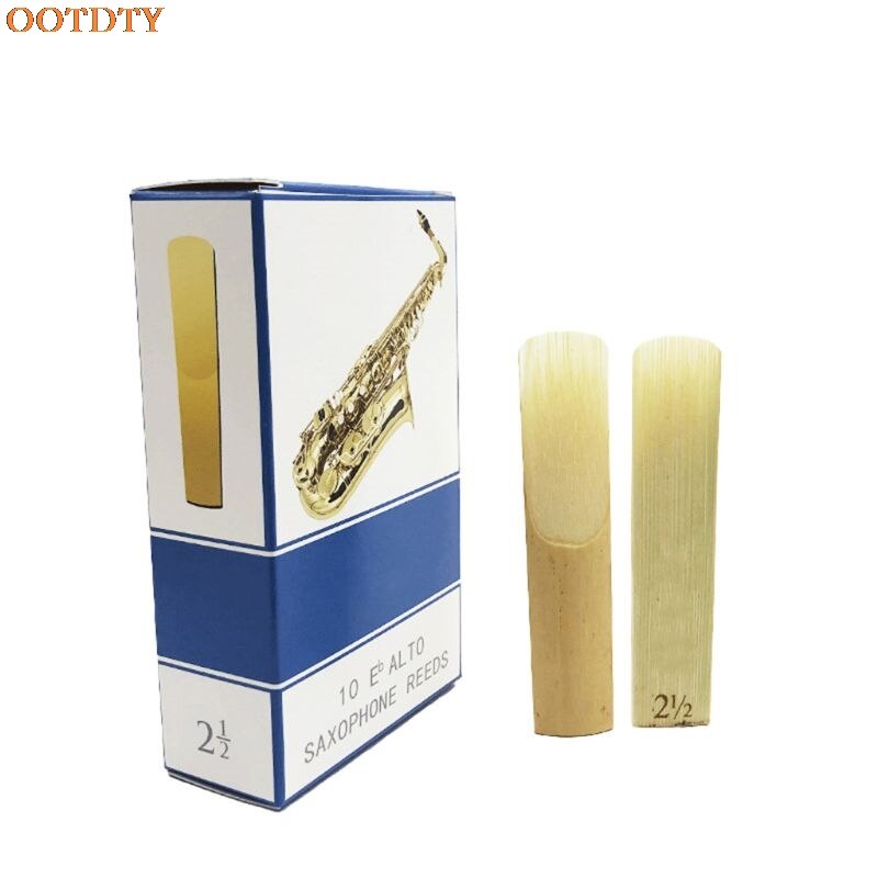 10 stuks/set alt/sopraan/tenorsaxofoon rieten sterkte 2.5 bb klarinet riet