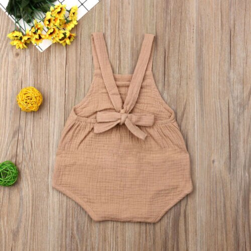 Pasgeboren Baby Meisje Jongen Zeilboot Bodysuit Zachte Katoenen Mouwloze Sunsuit Jumpsuit Outfit Schattige Baby Kleding Zomer 0-12M