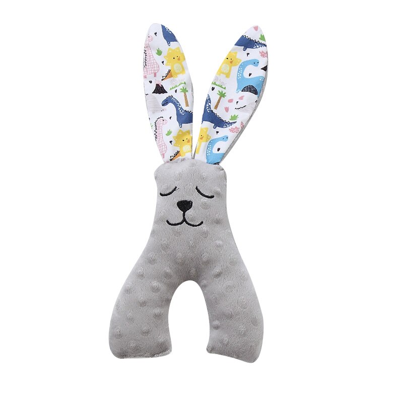 Juguetes relajantes para bebés de 0 a 12 meses, muñeco para bebé de 35x15cm con dibujos animados de animales, cochecito: green