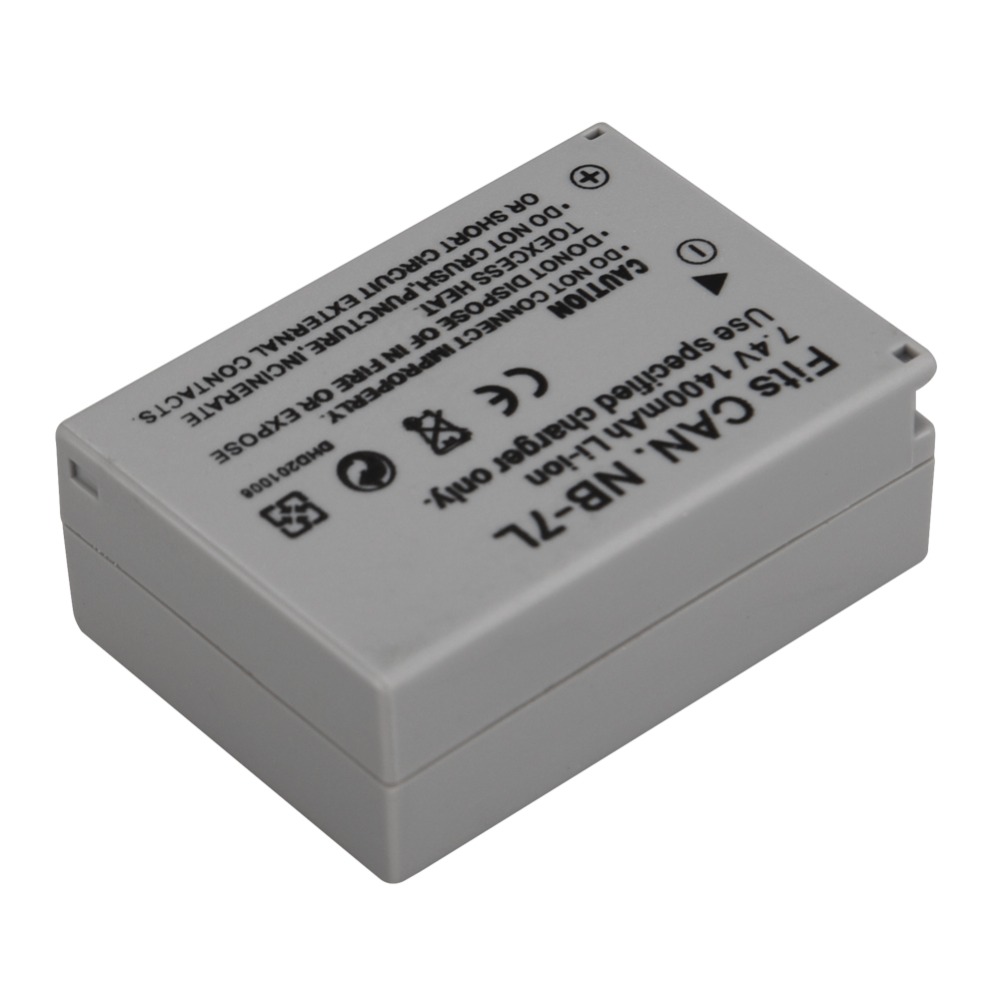 1 Uds 1400mah NB-7L NB7L NB 7L batería para Canon PowerShot G10 G11 G12 SX30 SX30IS baterías