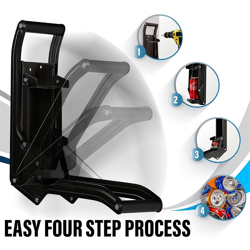 Dosen brecher zum Recycling 16 Unzen Hochleistungs-Metall dosen brecher Wand montage Soda & Bierdose Smasher zum Recycling mit Flaschen öffner