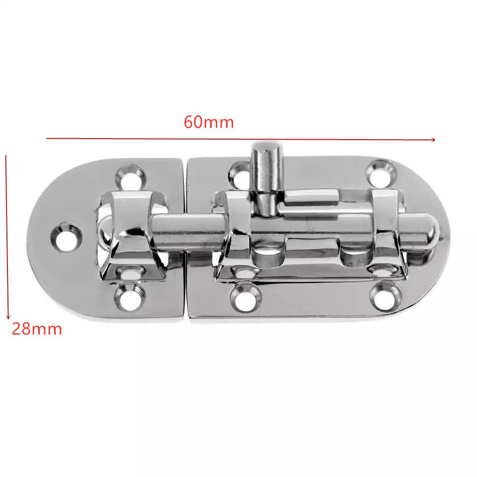 Boot kayak kano roestvrij stalen deur bolt klink voor zeilen venster vergrendeling: 60mm