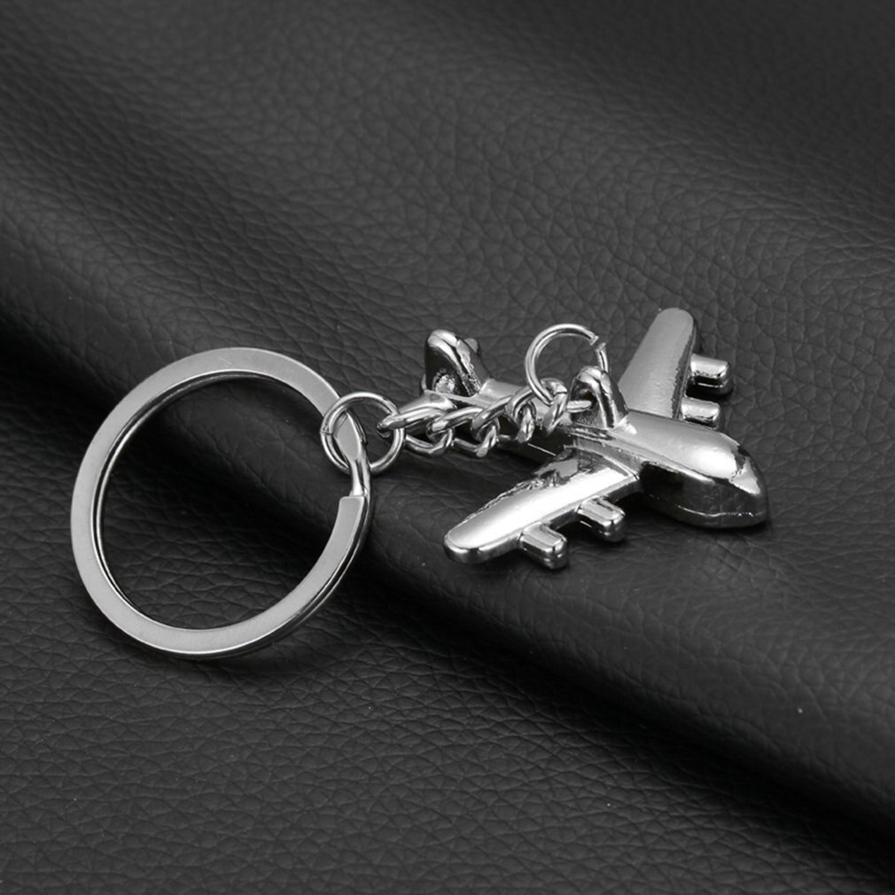 Metal Keychain Airlines aircraft key chain Exquisite pendant decorative ornament Ring Decor Accessories