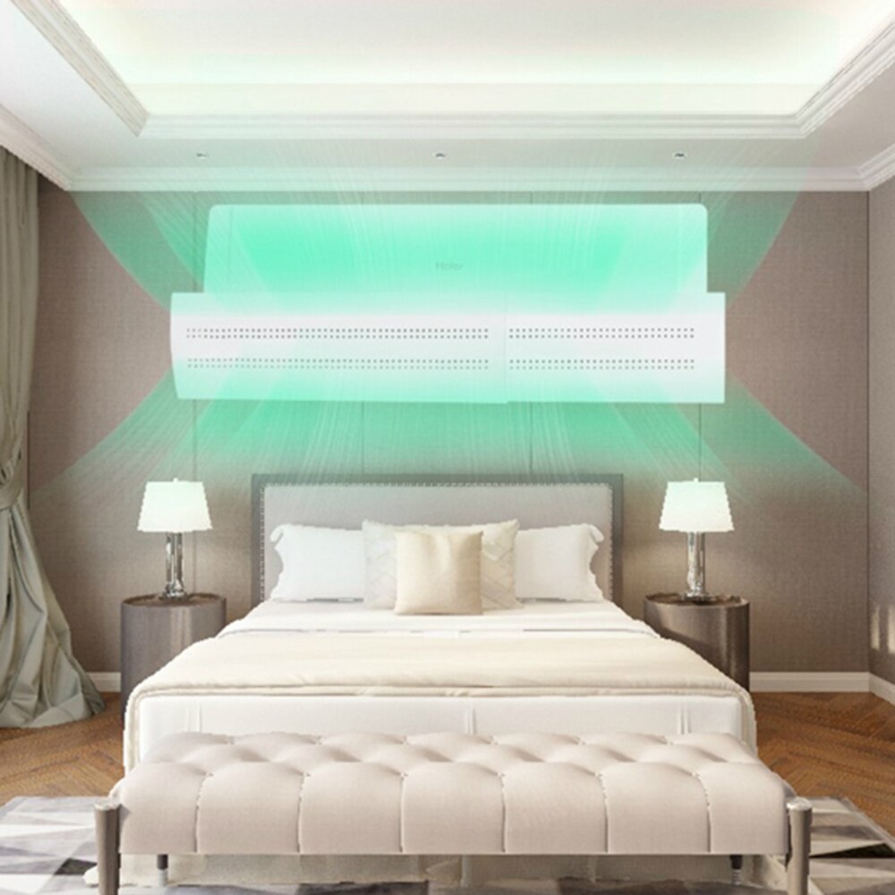 Adjustable Air Conditioner Cover Windshield Air Condition Baffle Shield Wind Guide Month Straight Anti-wind Shield