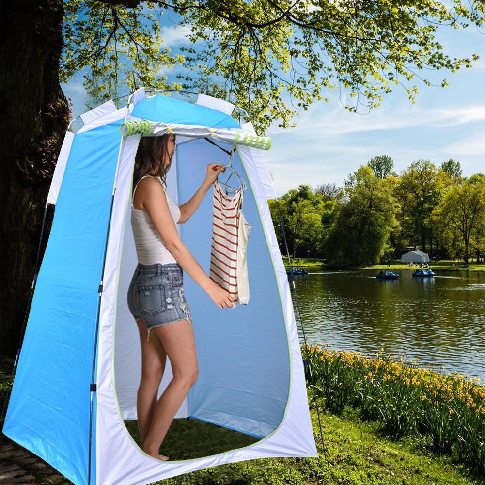 Portable Privacy Tent Lightweight Instant Installation Pop-up Camping Shower Tent Changing Room For Outdoors Hiking Travel
