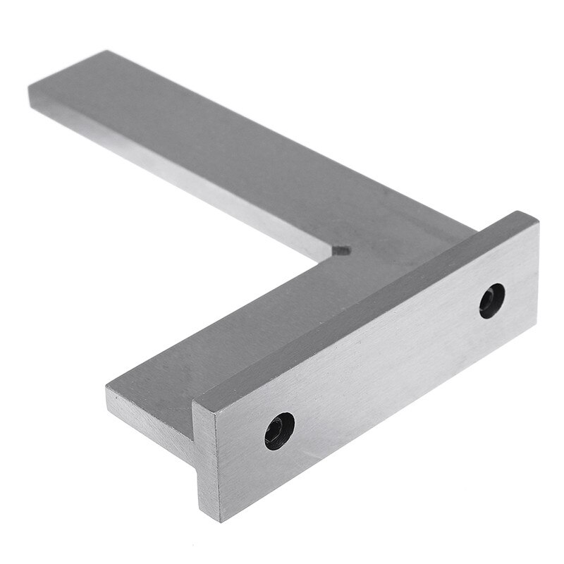 Juego de ingeniería de ángulo recto cuadrado de 90 grados 50x4 0/75x5 0/100x70mm con regla de ángulo endurecido de acero de tierra de precisión de asiento