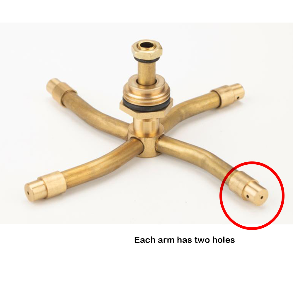 3/4 ramię miedziany zraszacz obrotowy automatyczny zraszacz na trawnik ogrodowy zraszacze wodne podlewanie nawadnianie narzędzie robić ogrodu domowego