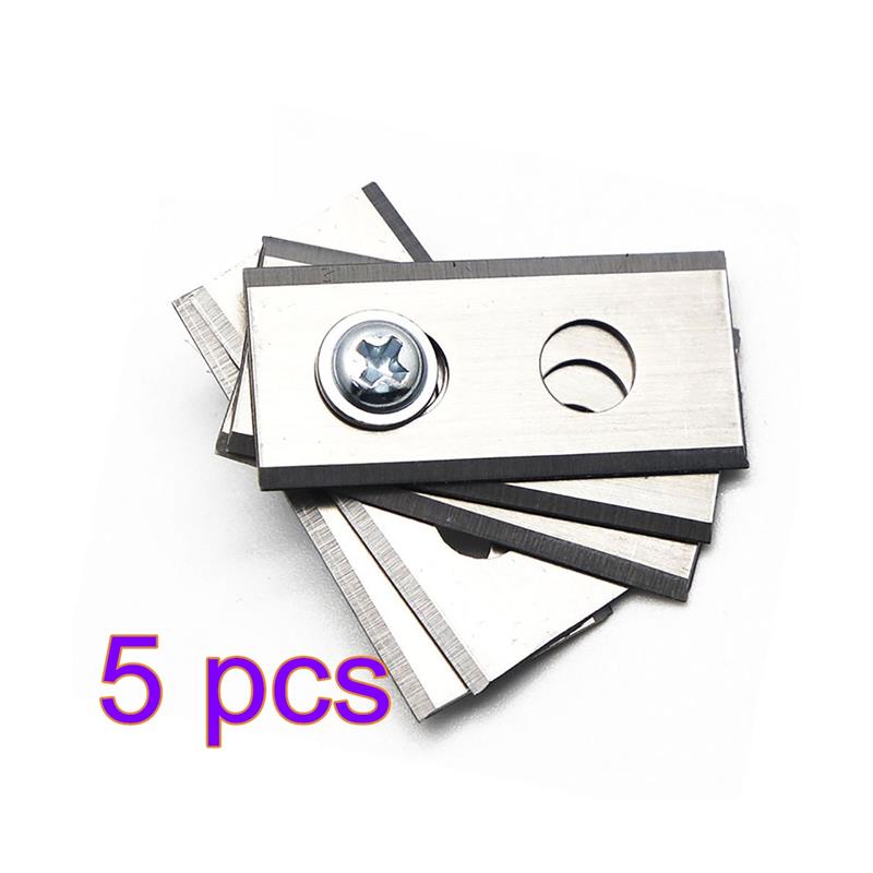 30X Titanium Coated Robot Mower Replacement Blades for ROBOT LAWN MOWER: 5 pcs Silver