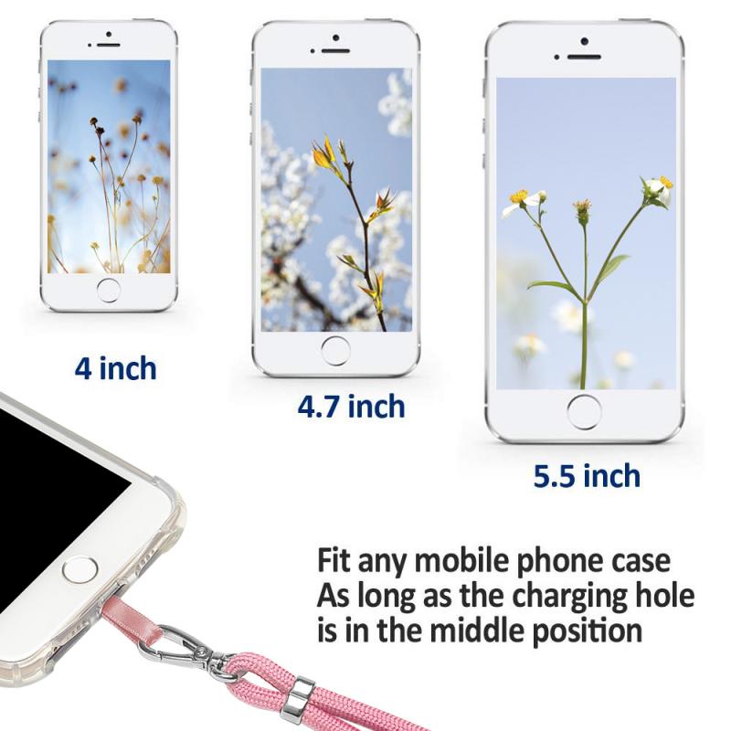 Ketting Lanyard Nylon Mobiele Telefoon Touw Geschikt Voor Iphone 12 11 Pro Xs Max Xr X Se 6 7 8plus Verstelbare Lanyard