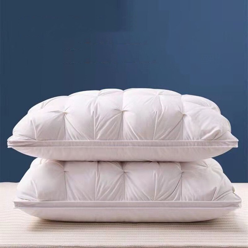 3D Bread Pillow 100% Cotton Soft White Down Feather Pillows For Sleeping Neck Protection Bedding Pillows