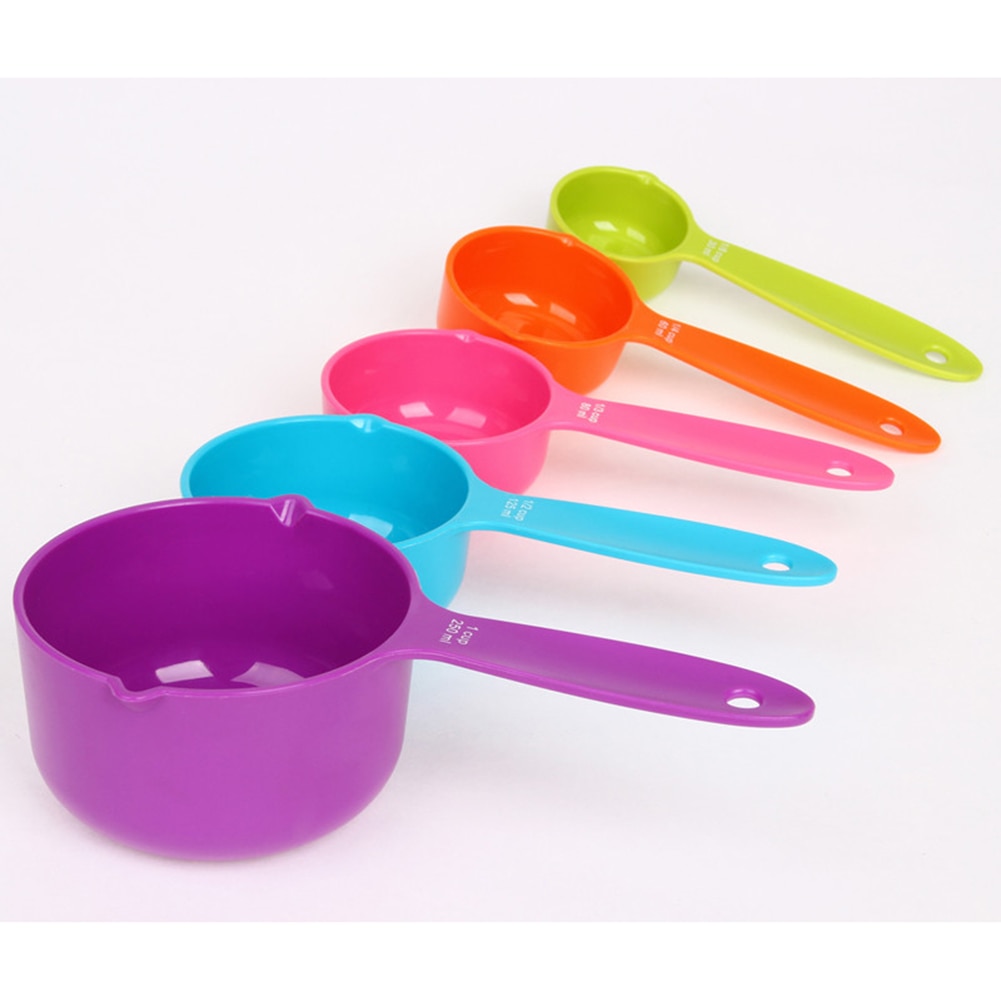5 stks/set Keuken Maatlepels Cups Bakken Gebruiksvoorwerp Set Kit Meetinstrumenten