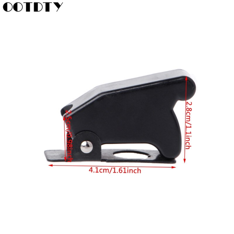 5 Pcs Plastic 12mm Toggle Switch Safety Cover Protector Cap Guard