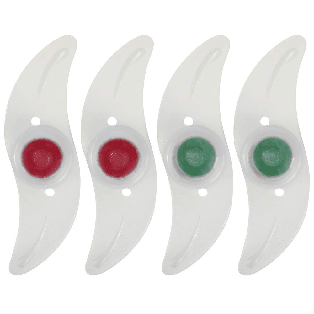 Fiets Sprak Licht 4 Stuks Waterdichte 3 Verlichting Mode Led Fiets Wiel Licht Installeren Fiets Veiligheid Waarschuwingslampje Met batterij: Rood