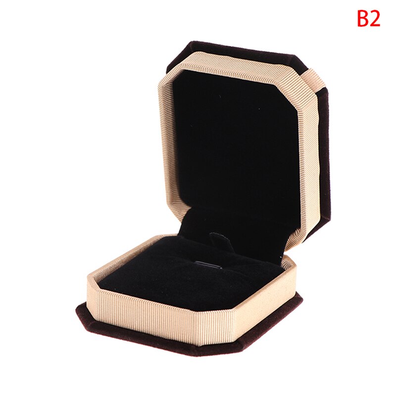 Jewelry Box Packing Bags Beads Rings Earrings Bracelets Necklaces Sets Boxes for Women& MenVelvet Display Packing Jewelry: B2
