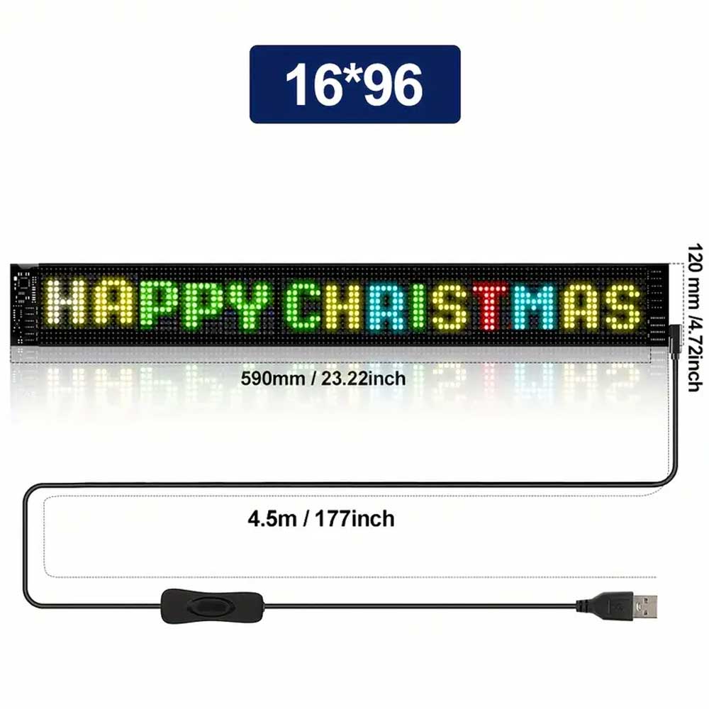 Rgb led billogo animation led matrix pixel panel gør-det-selv programmerbar bluetooth applikationskontrol kan bruges til jul