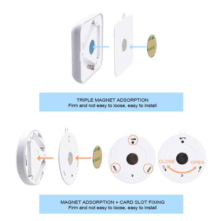 Eeetoo bevegelsessensor nattlys for barn skap trapp lys pir infrarød led sensor vegg nattlampe nød nattlys