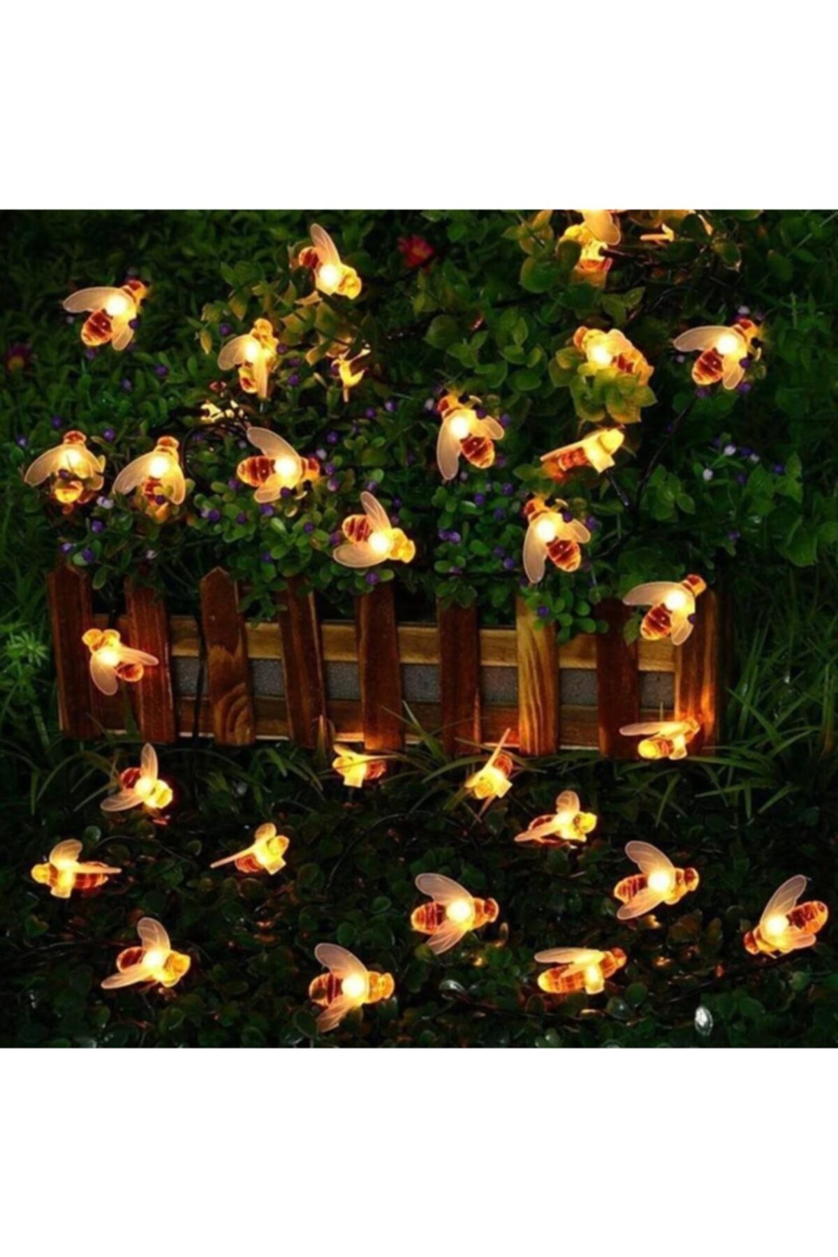 SGE Solar Powered 30 Led Honey Bee Garden Lighting Decorative Ornamental lamp light