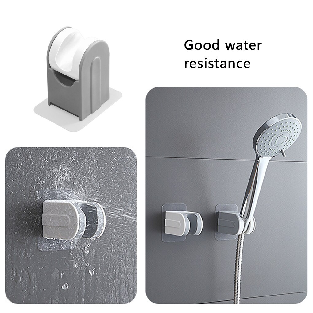 Adjustable Self Adhesive Showers Holder Bracket Support Douche Shower Head Holder Wall Mount Fixing Stand Bathroom Accessories