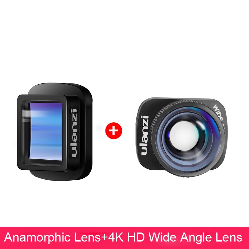 Ulanzi Magnetic 4K HD Large Wide-Angle Lens 1.33X Anamorphic Lens for DJI Osmo Pocket,Osmo Pocket Accessories OP-1 OP-5 OP-11: Anamorphic W 4k DH