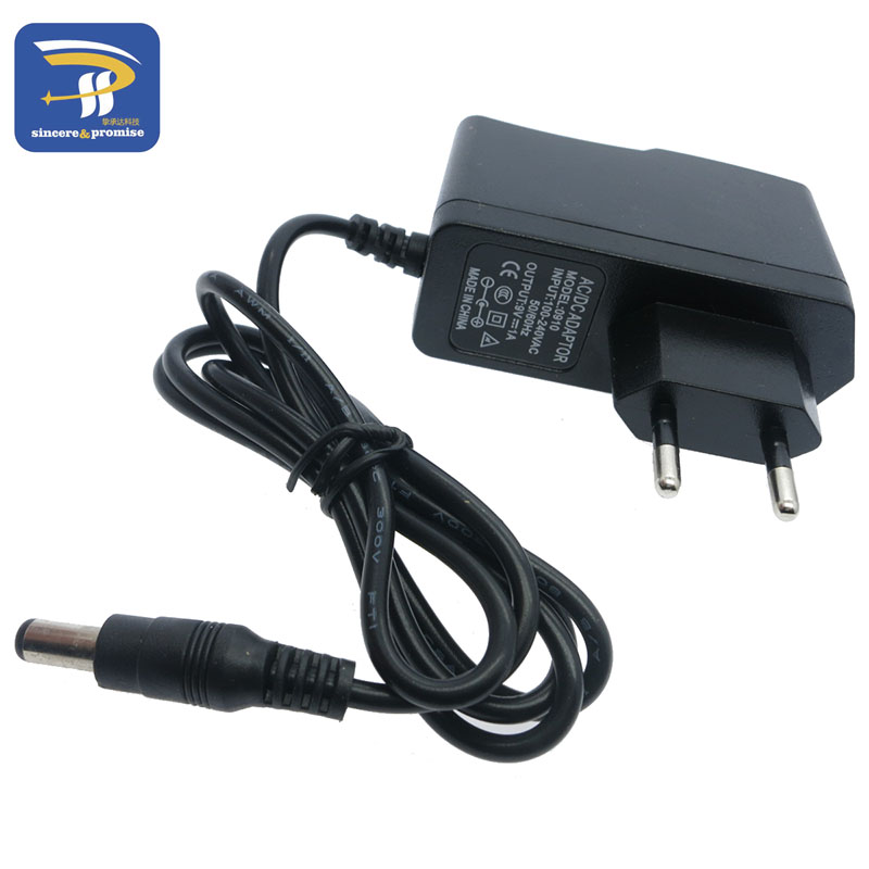 Ac 100V-240V Converter Adapter Dc 9V 1A Voeding Dc 5.5Mm X 2.1Mm voor Arduino Uno R3 Mega