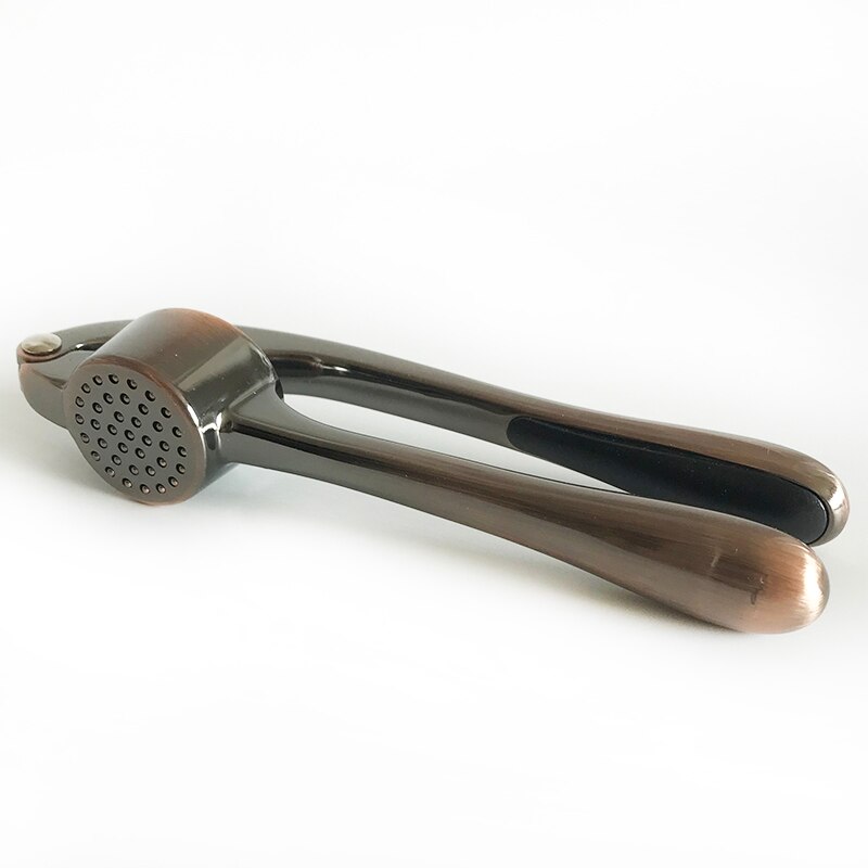 De Metal de la prensa de ajo molino trituradora, picadora Presser cortador rallador de exprimidor con gran utensilios de cocina con mango: 12