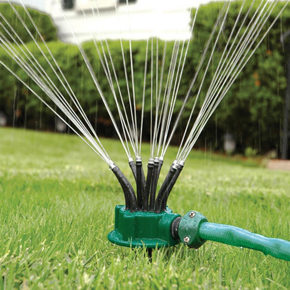Watering Sprinkler 360 Degree Rotating Noodle Head ABS Lawn Plant Watering Sprayer for Garden