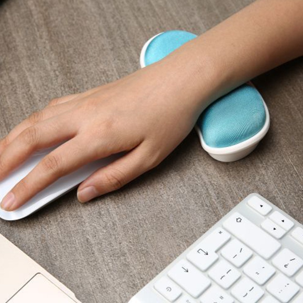 3D Wrist Rest Silica Gel Hand Pillow Memory Foam Mouse Pad Anti-skid Mouse pad Healthy Pad for PC Computer Laptop Desktop