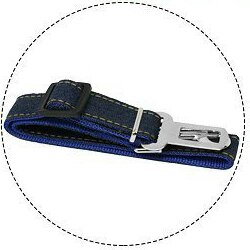 2 Packs Verstelbare Hond Veiligheidsgordel Huisdier Autogordel Veiligheid Leads Voertuig Veiligheidsgordel Harnas Gemaakt van Nylon Denim Stof Huisdier Product: Blue / 2 packs