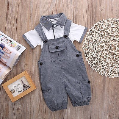 Emmababy Baby Jongens 2 STUKS Set Peuter Kids T-shirt Tops Broek Outfits