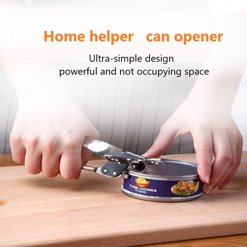 Can Opener Bottle Opener Drink Bottle Opener Traveling Camping Tools Openers Stainless Steel Butterfly Tin Can Opener Jar Opener