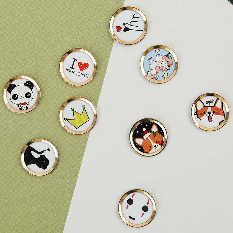 Cartoon Cute Touch Home Button Sticker For IPhone 5 6 6S 7 8 Plus For Ipad Air Mini Fingerprint Identification Keypad