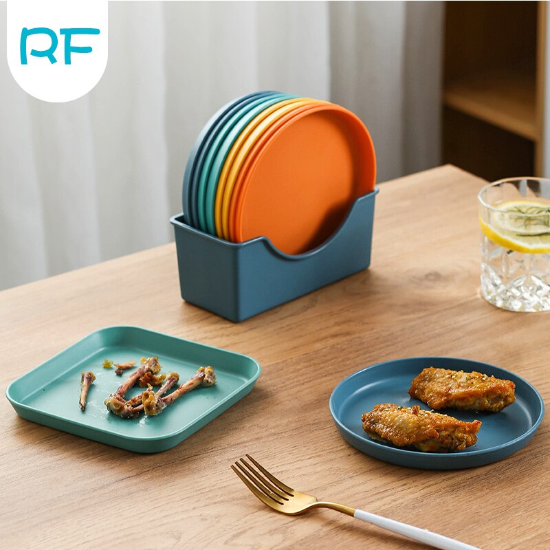 Spit Bot Schotel Huishoudelijke 6 Inch Kleine Schotel Gezouten Groente Plastic Snack Taart Schotel Eettafel Vuilnis Plaat Fruitschaal r-F