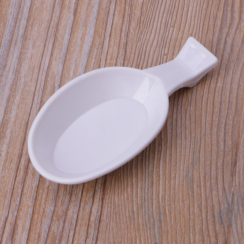 Lepel Vorm Inkt Lade Containers Chinese Schrijven Borstel Pen Houder Rest Stand Wxta