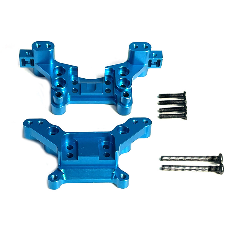MJX Hyper Go RC piezas de coche 16207 16208 16209 16210 H16 Control remoto coche Metal soportes de choque delanteros y traseros Accesorios