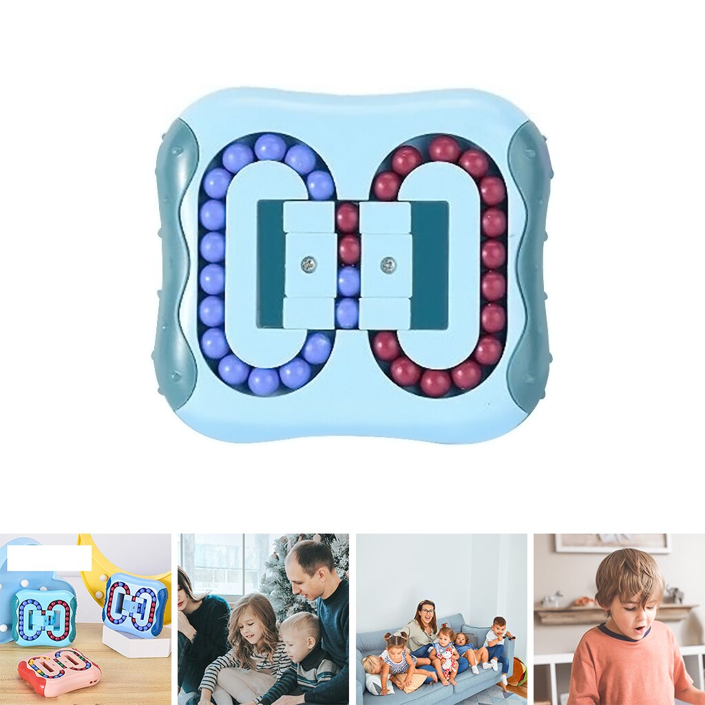 Bean Vingertop Cube Voor Volwassenen Kids Decompressie Educatief Speelgoed: style 1