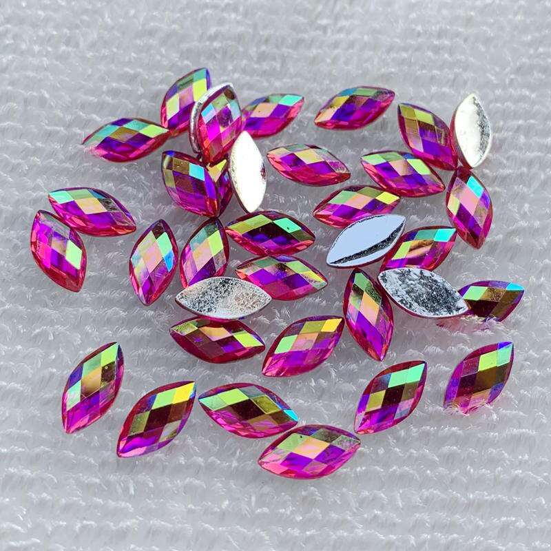 120 Stuks Paard Eye/Resin Strass Ab Kristal Is Gebruikt Als Accessoires Voor Kleding Tas Handwerk Decoratie En Nail art: B031.
