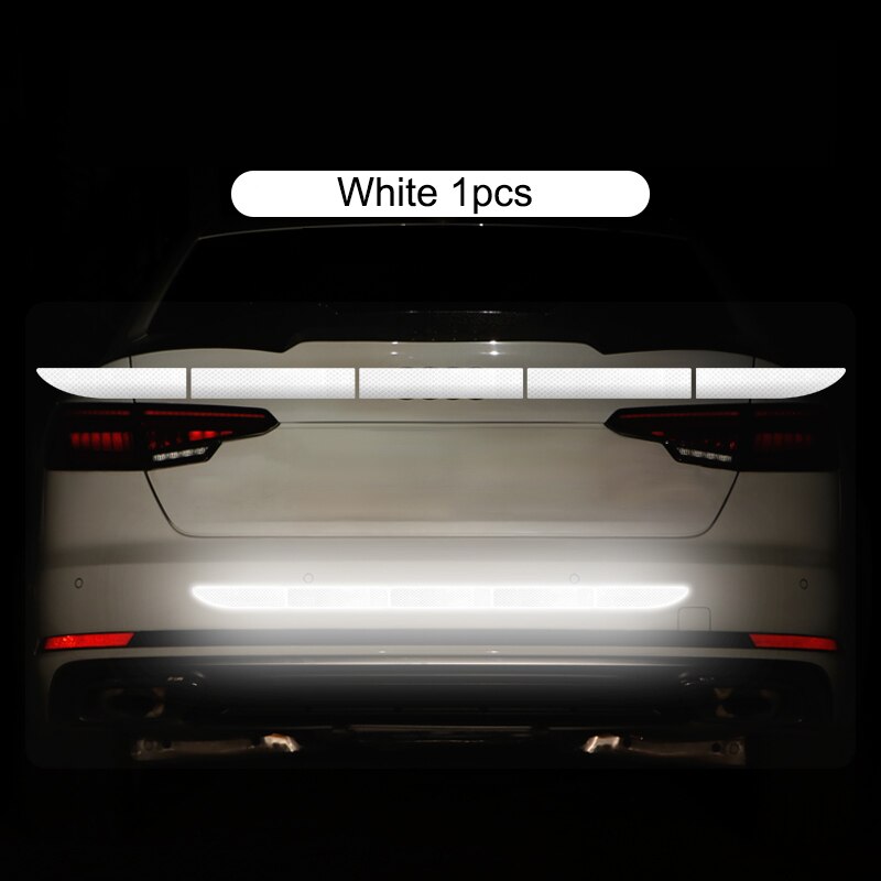 Car Reflective Tape Warning Mark Reflective Exterior Car Trunk Stickers DIY: Orange