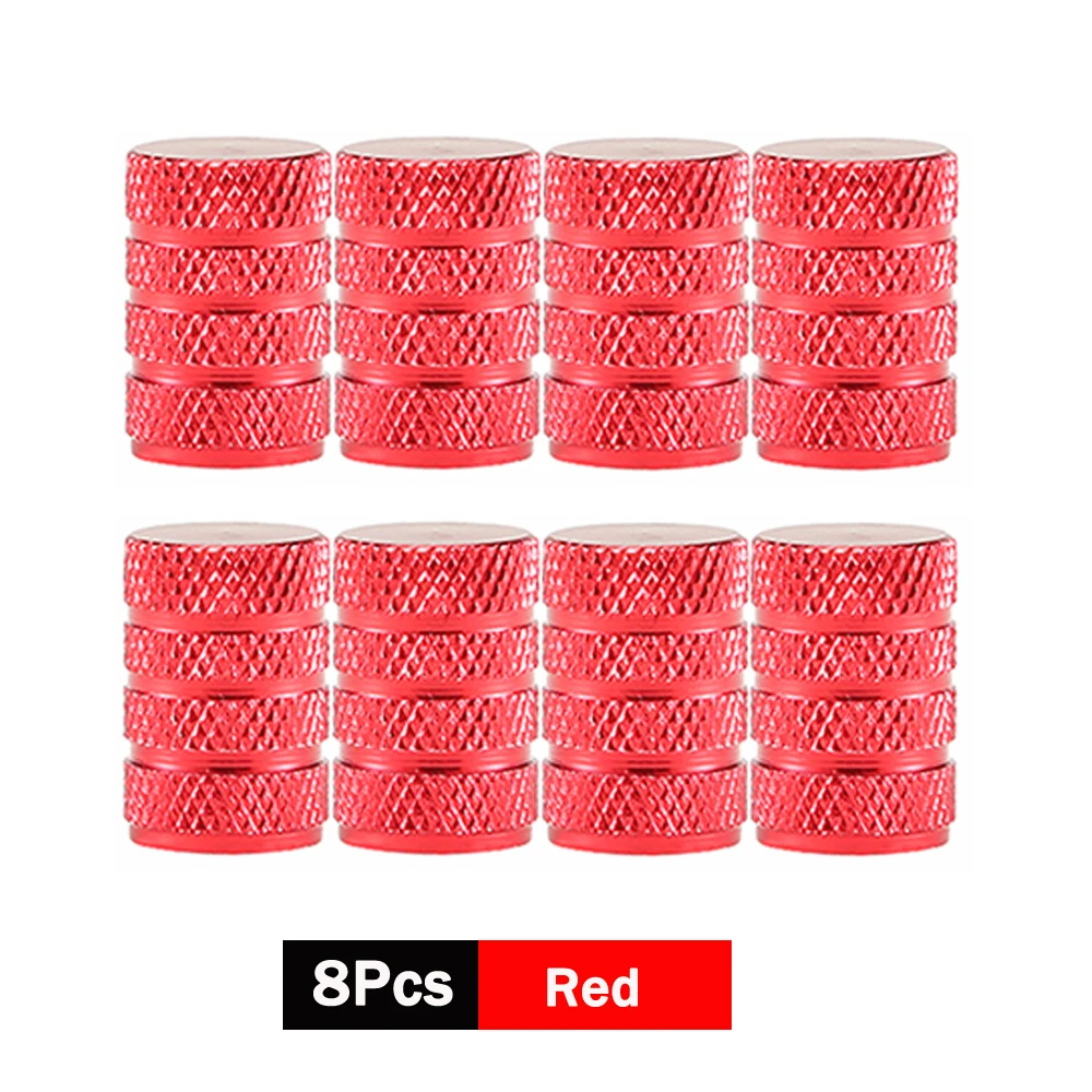 Bouchons De Valve De Pneu , Noir, 4 Pièces-Paquet, Aluminium Anodisé, Résistant